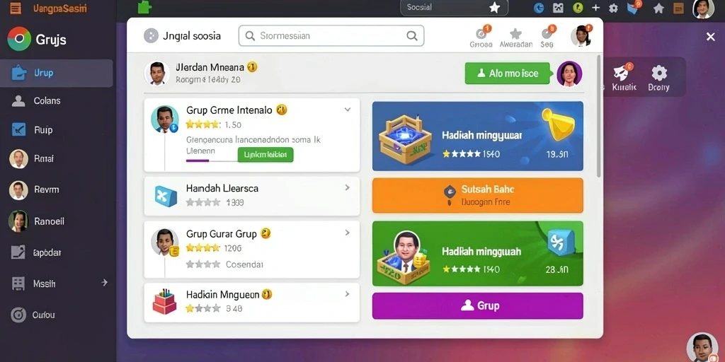 Berbagai tantangan menarik untuk meningkatkan skill permainan.