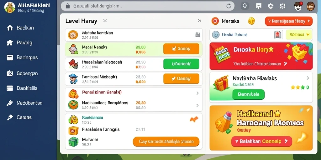Ranking global untuk meningkatkan semangat kompetitif.