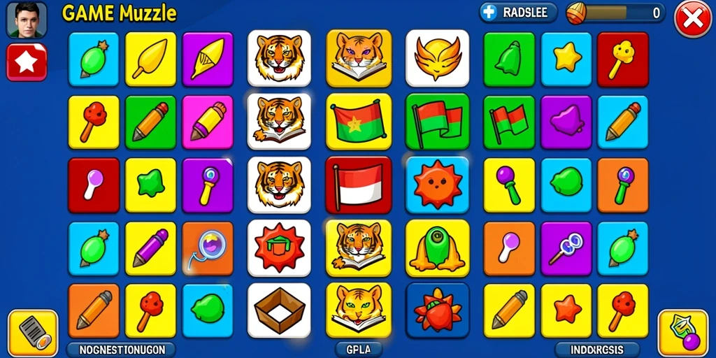 Screenshot menampilkan salah satu level permainan yang menantang.