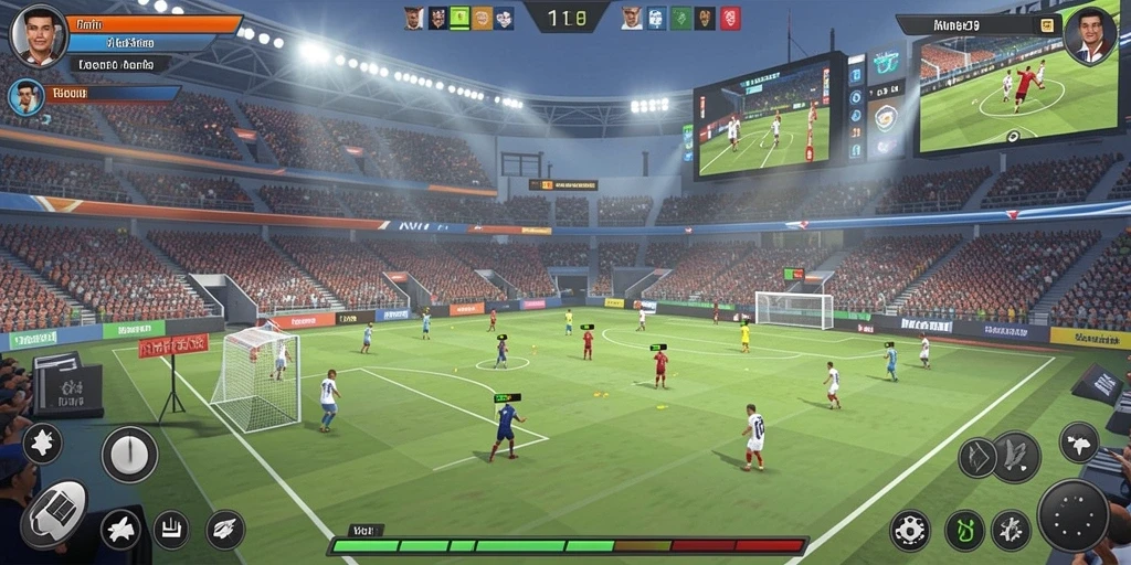 Screenshot memperlihatkan interaksi dengan pemain lain dalam mode multiplayer.