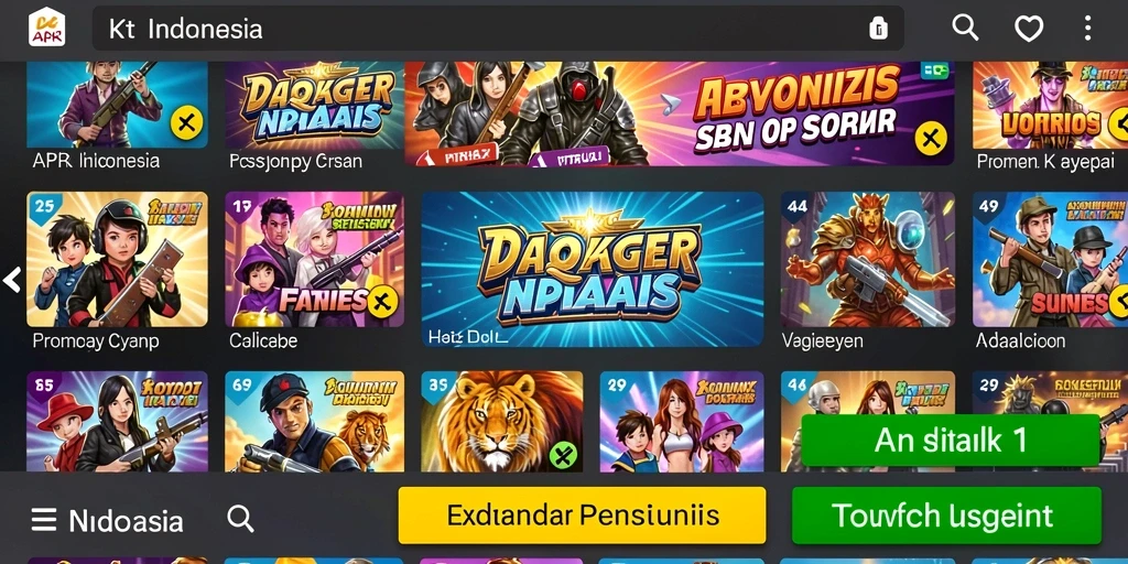 Skenario pertempuran yang mendebarkan dan penuh aksi.