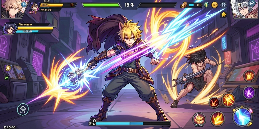 Gambaran momen seru dalam kompetisi multiplayer.